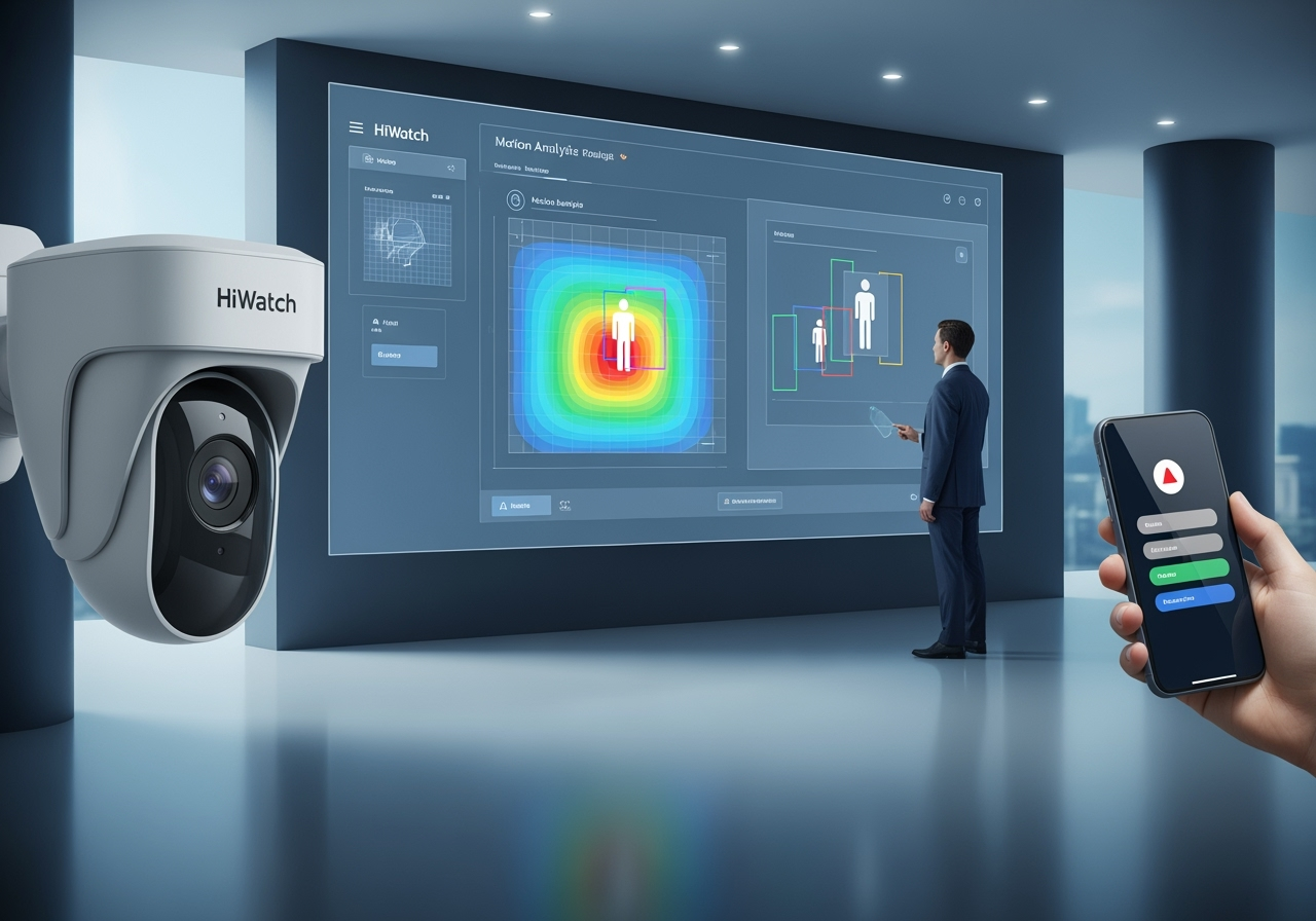 Обзор умных функций HiWatch: анализ движения, детектирование людей и тревоги
