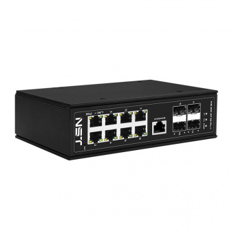 картинка PoE-коммутатор NST NS-SW-8F4G-PL/I от магазина Охранных систем и видеонаблюдения