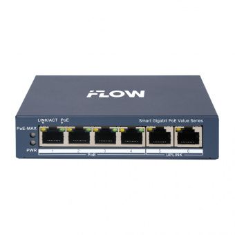 картинка PoE-коммутатор IFlow F-SW-EM606POE-VM/L от магазина Охранных систем и видеонаблюдения