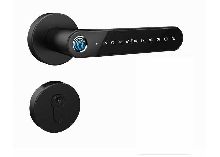 картинка Комплект Novilock Home Fast BLACK с врезной частью 45/85 (240x22)
умный замок для апартаментов и домохозяйств от магазина Охранных систем и видеонаблюдения