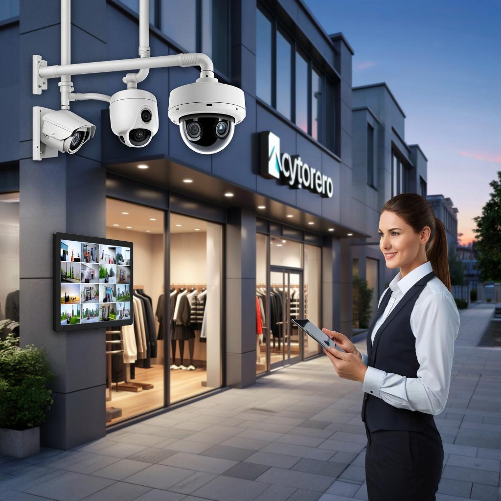 Уличное видеонаблюдение для магазина: сценарии и примеры установки