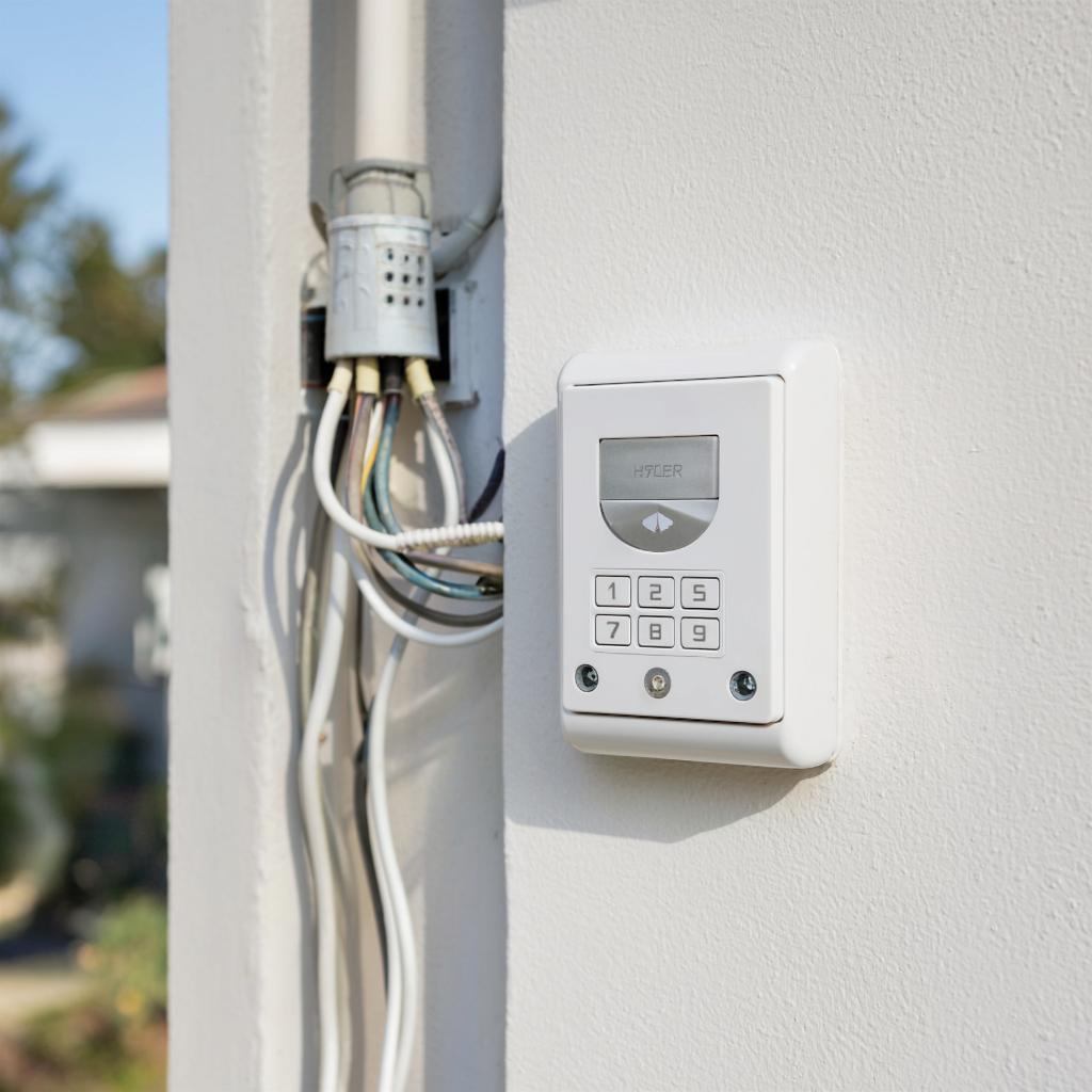 Как подключить домофон без розетки: решения для частного дома