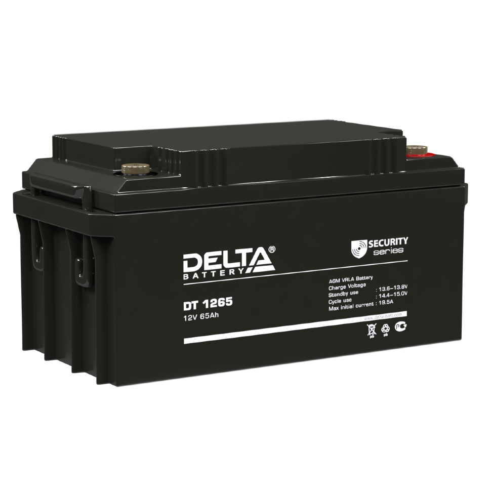 картинка DELTA battery DT 1265 от магазина Охранных систем и видеонаблюдения