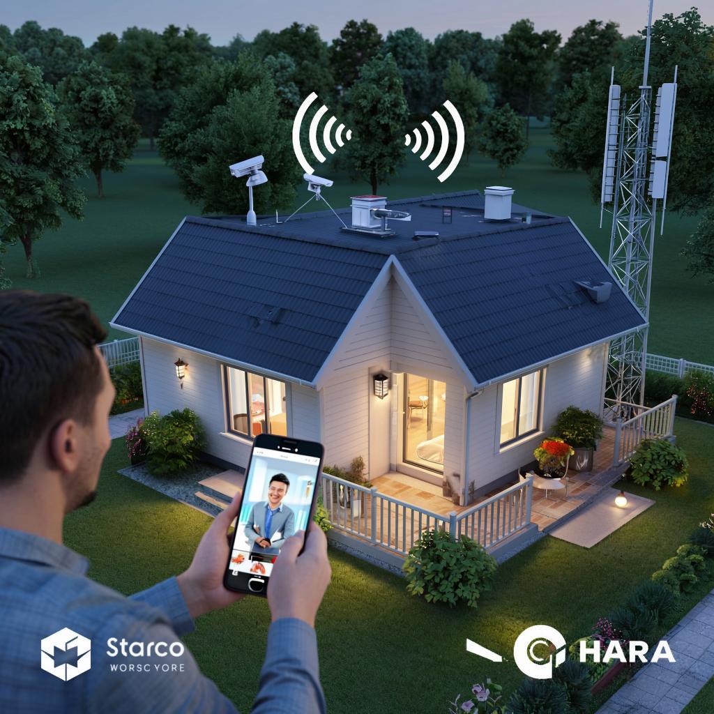 Как мобильный интернет (4G/5G) меняет удаленное видеонаблюдение на даче