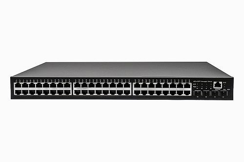 картинка NS-SW-48G4G-L Управляемый (L2+) коммутатор Gigabit Ethernet на 48 RJ45 + 4 x GE SFP порта. от магазина Охранных систем и видеонаблюдения