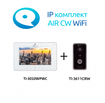 картинка IP-видеодомофон True IP AIR CW WiFi от магазина Охранных систем и видеонаблюдения