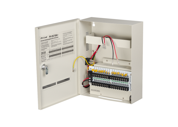 картинка PV-DC10A+
блок бесперебойного питания DC 12-14,5 В, 10 А, 18 индивидуальных выходов с предохранителями, стабилизированный от магазина Охранных систем и видеонаблюдения
