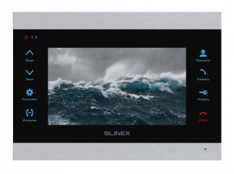 картинка Абонентский монитор Slinex SL-07MHD Silver+Black от магазина Охранных систем и видеонаблюдения