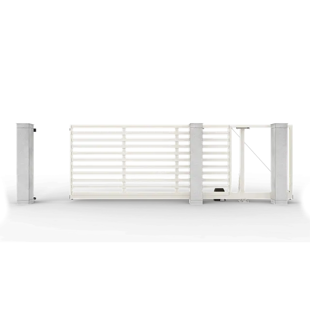 картинка Автоматические откатные ворота Prestige 4 на 2 метра с приводом RTO-500 цвета RAL 1015 от магазина Охранных систем и видеонаблюдения