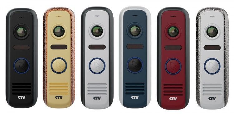 картинка CTV-D4000S GS  Вызывная панель для видеодомофонов Full HD разрешения формата AHDс углом обзора 150°. цв. графит от магазина Охранных систем и видеонаблюдения