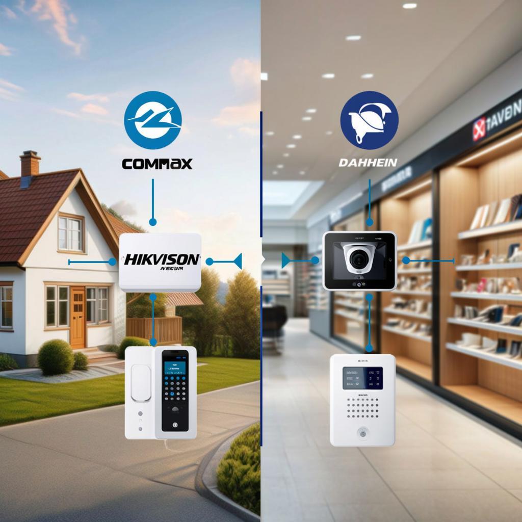 Сравнение: Commax против альтернатив — Hikvision, Dahua, Vizit