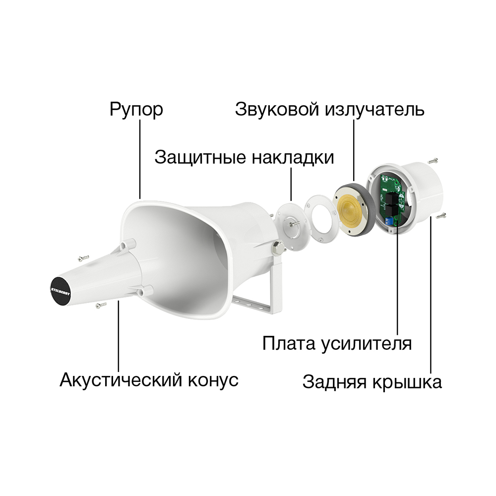 картинка F-260 — Рупорный громкоговоритель от магазина Охранных систем и видеонаблюдения