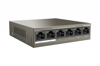картинка PoE-коммутатор IP-COM F1106P-4-63W от магазина Охранных систем и видеонаблюдения