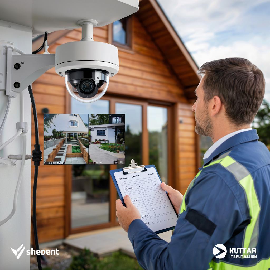 Установка видеонаблюдения для дачи: выбор камер и монтаж за один день