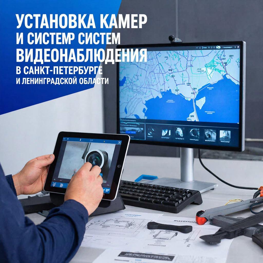 Установка камер и систем видеонаблюдения в Санкт-Петербурге и Ленинградской области
