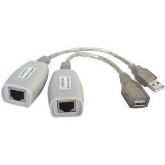 картинка Удлинитель USB 1.1 интерфейса TA-U1/1+RA-U1/1 для клавиатуры и мыши по витой паре до 100 м от магазина Охранных систем и видеонаблюдения