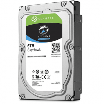 картинка 3.5" HDD 6 Тбайт Seagate SkyHawk ST6000VX001 от магазина Охранных систем и видеонаблюдения
