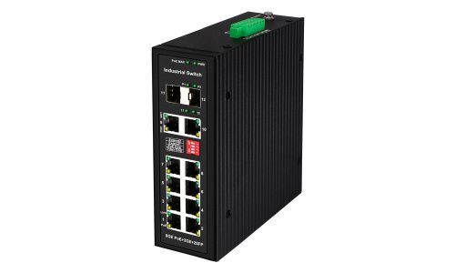 картинка NS-SW-8G4G-P/I Промышленный PoE коммутатор Gigabit Ethernet на 10 портов. от магазина Охранных систем и видеонаблюдения