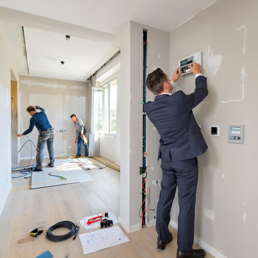 Подключение домофона при капитальном ремонте: координация с подрядчиками