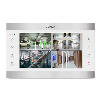 картинка Видеодомофон SLINEX SL-10IPTHD Silver+White от магазина Охранных систем и видеонаблюдения