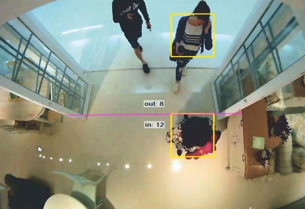 Камеры Tiandy с функцией интеллектуального анализа и подсчета посетителей