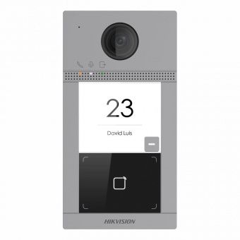 картинка Вызывная панель IP-видеодомофона Hikvision DS-KV8113-WME1 от магазина Охранных систем и видеонаблюдения
