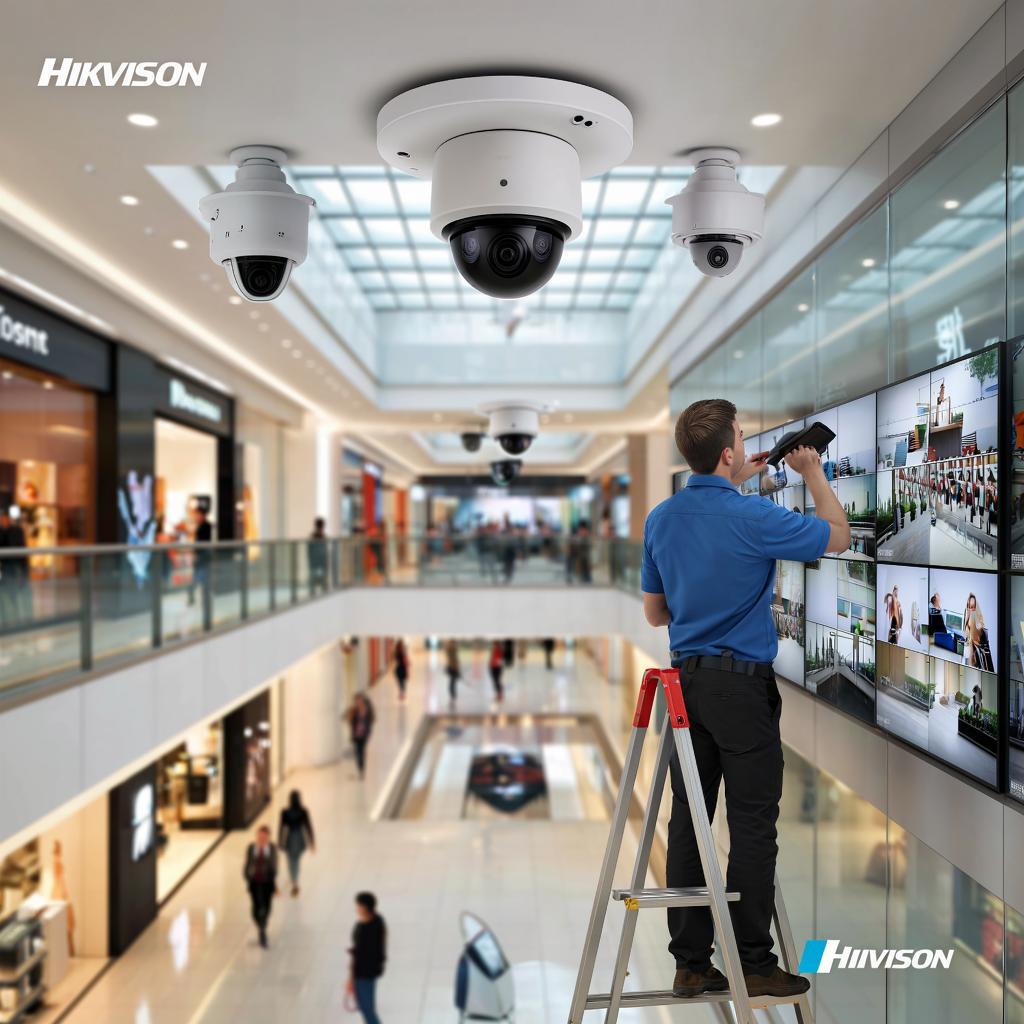 Галерея: реальные примеры установки Hikvision в торговых центрах