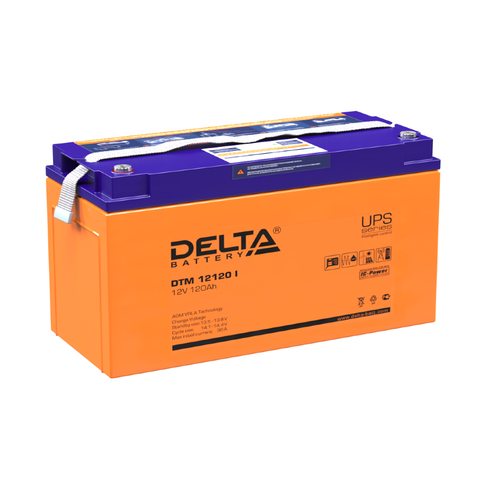 картинка DELTA battery DTM 12120 I универсальная серия аккумуляторов от магазина Охранных систем и видеонаблюдения