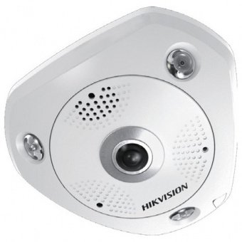 картинка 3Мп FishEye-камера Hikvision DS-2CD6332FWD-IS  с ИК-подсветкой и WDR 120 дБ от магазина Охранных систем и видеонаблюдения