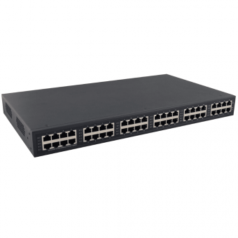 картинка 24-портовый управляемый Gigabit Ethernet PoE-инжектор Osnovo Midspan-24/370RGM от магазина Охранных систем и видеонаблюдения