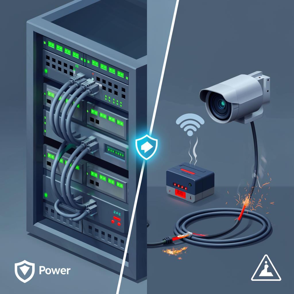 Пассивный PoE: риски, отличия от стандарта и когда можно использовать