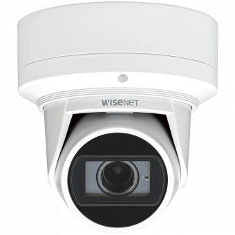 картинка IP-камера Wisenet QNE-7080RVW с motor-zoom и ИК-подсветкой от магазина Охранных систем и видеонаблюдения