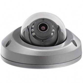 картинка Вандалостойкая купольная IP-камера для транспорта Hikvision DS-2CD6520DT-I от магазина Охранных систем и видеонаблюдения