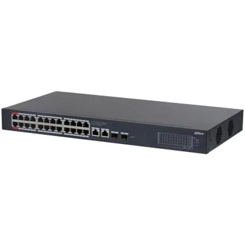 картинка 24-портовый гигабитный PoE коммутатор DH-CS4228-24GT-240 от магазина Охранных систем и видеонаблюдения