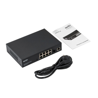 картинка Неуправляемый poe коммутатор СКАТ 4074 SKAT PoE-8G-1G-1S от магазина Охранных систем и видеонаблюдения