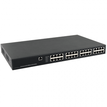 картинка 16-портовый управляемый Gigabit Ethernet PoE-инжектор Osnovo Midspan-16/250RGM от магазина Охранных систем и видеонаблюдения