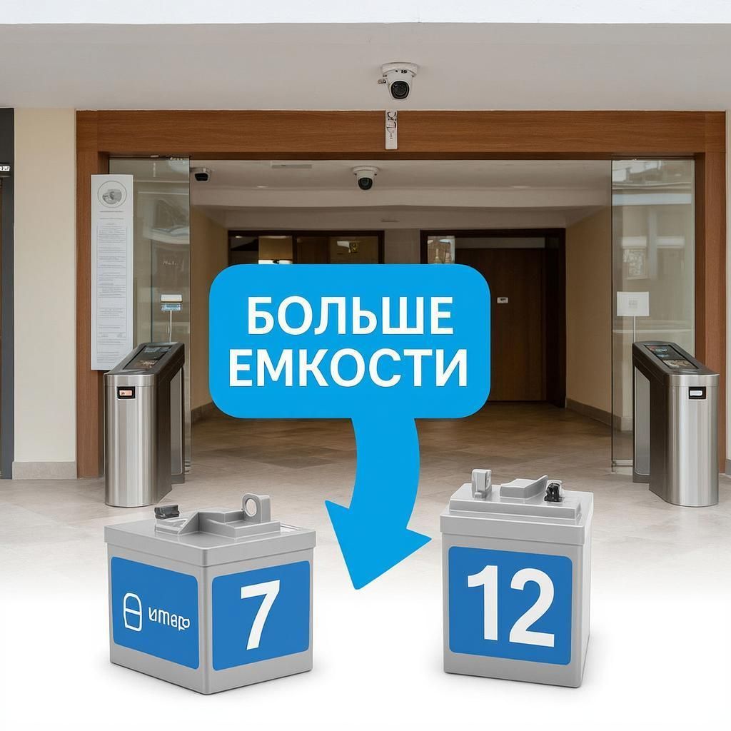 AGM аккумулятор 12V 7Ah vs 12Ah: какую ёмкость выбрать для подъезда?
