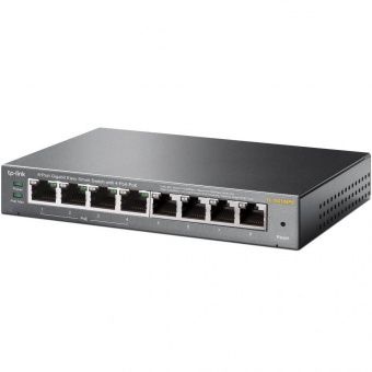 картинка Управляемый Smart PoE-коммутатор TP-Link TL-SG108PE Gigabit Ethernet от магазина Охранных систем и видеонаблюдения