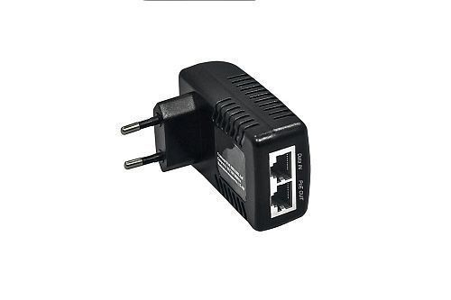картинка NS-PI-1G-15 PoE-инжектор Gigabit Ethernet на 1 порт. Соответствует стандартам PoE IEEE 802.3af. от магазина Охранных систем и видеонаблюдения