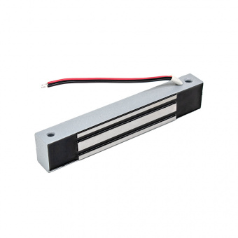 картинка Электромагнитный замок AccordTec «ML-100K с уголком, цвет Серебряный металлик» от магазина Охранных систем и видеонаблюдения