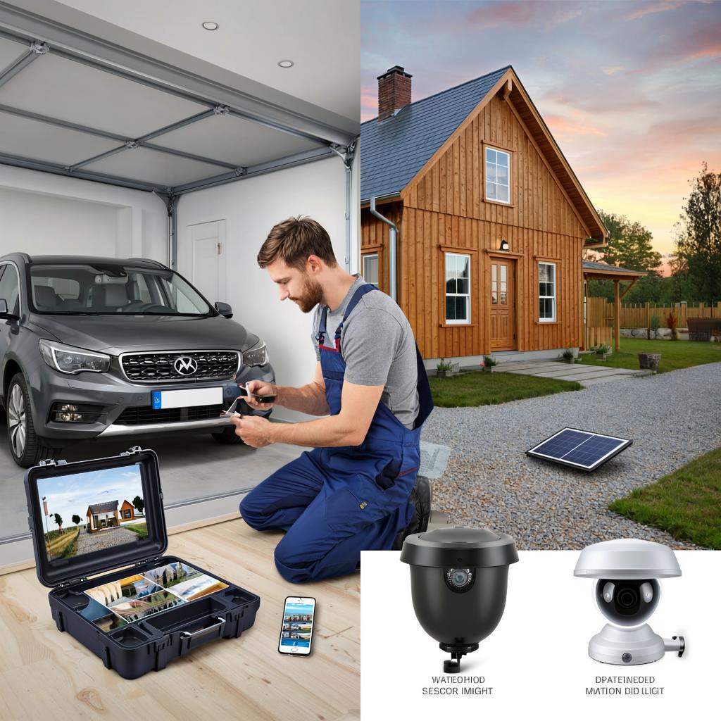 Как подключить видеонаблюдение в гараже и на даче: бюджетные решения