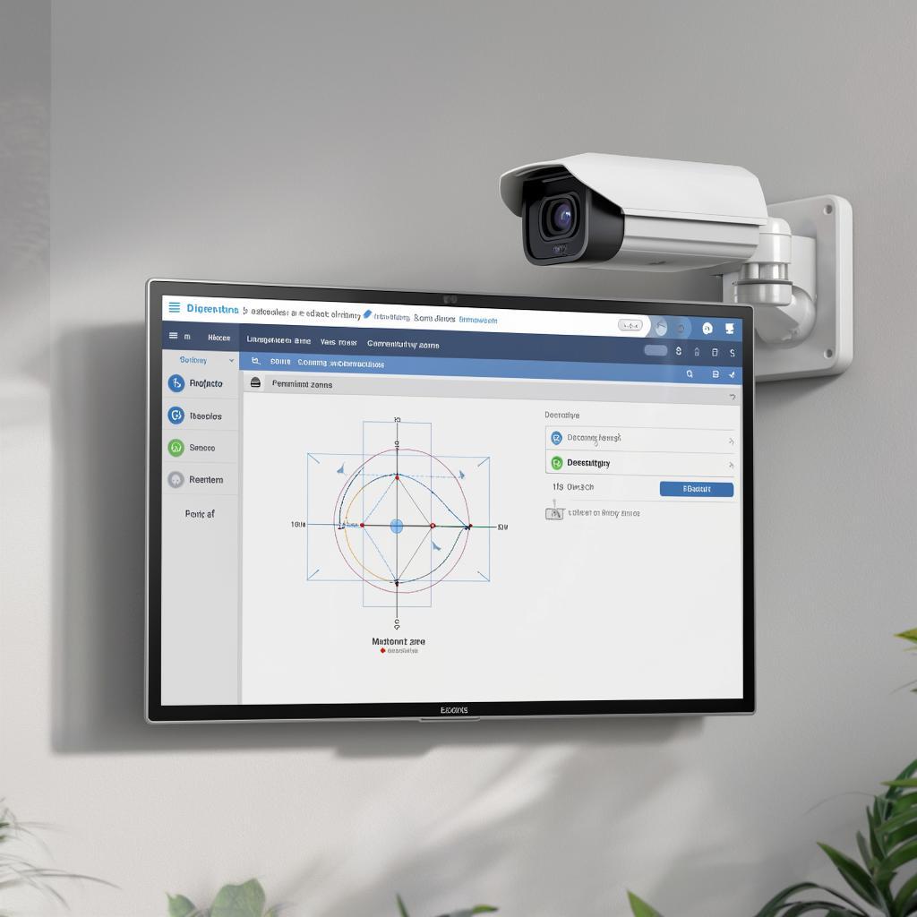 Настройка аналитики: детектор движения и зона периметра на F-IC-1142CM