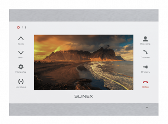 картинка Абонентский монитор Slinex SL-07IPHD Silver+White от магазина Охранных систем и видеонаблюдения