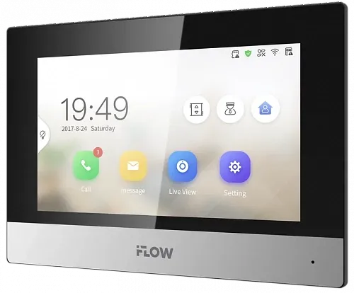 картинка Гибридный IP видеодомофон F-VI-3442HPWE1 от магазина Охранных систем и видеонаблюдения