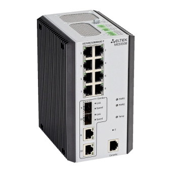 картинка Промышленный коммутатор уровня L3 Eltex MES3508P от магазина Охранных систем и видеонаблюдения