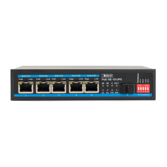 картинка Неуправляемый poe коммутатор СКАТ 4086 SKAT PoE-UPS-5E-1S от магазина Охранных систем и видеонаблюдения