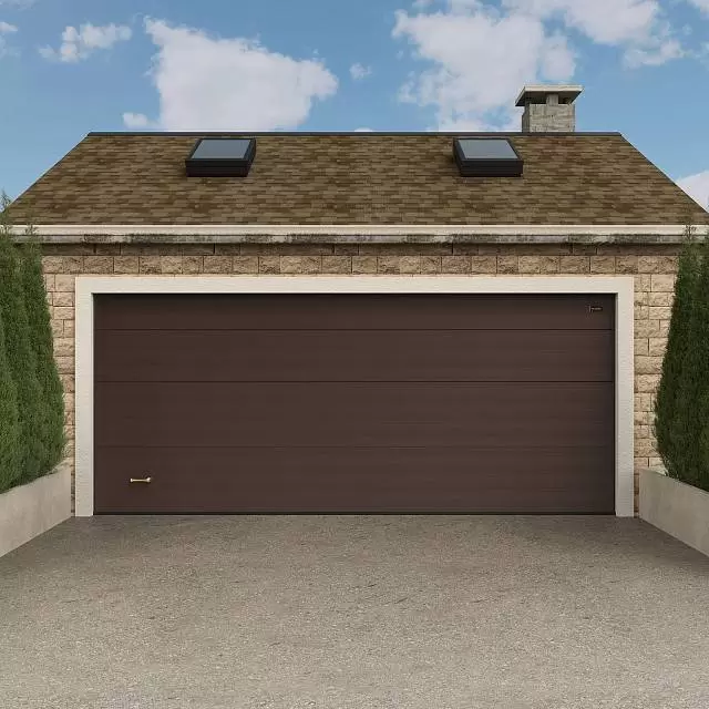 картинка Автоматические секционные гаражные ворота ALUTECH Prestige 5000×2125 мм от магазина Охранных систем и видеонаблюдения