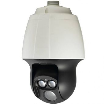 картинка Поворотная уличная IP-камера Wisenet SNP-L6233RH с 23-кратной оптикой и ИК-подсветкой до 100 м от магазина Охранных систем и видеонаблюдения