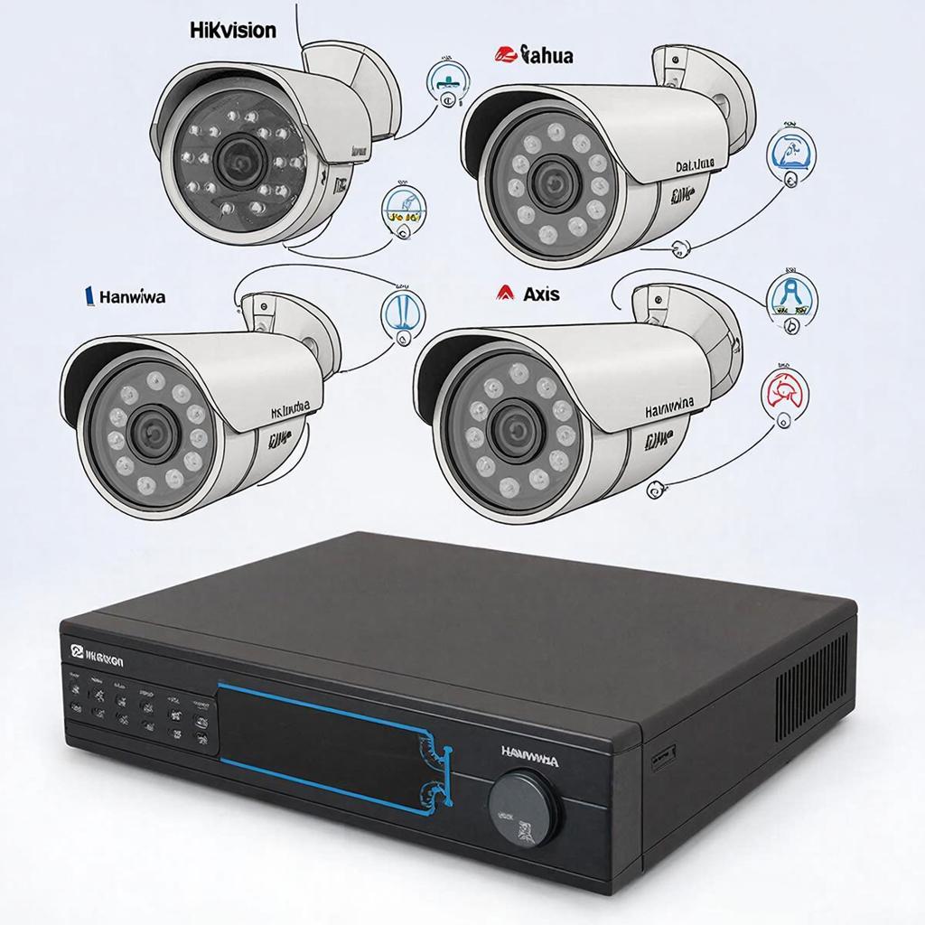 Сравнение вендоров: Hikvision, Dahua, Axis, Hanwha для городских проектов