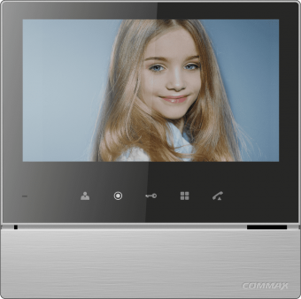 картинка Абонентский монитор Commax CDV-70H2 silver black smog от магазина Охранных систем и видеонаблюдения